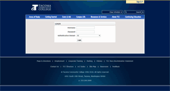 Desktop Screenshot of cms.tacomacc.edu